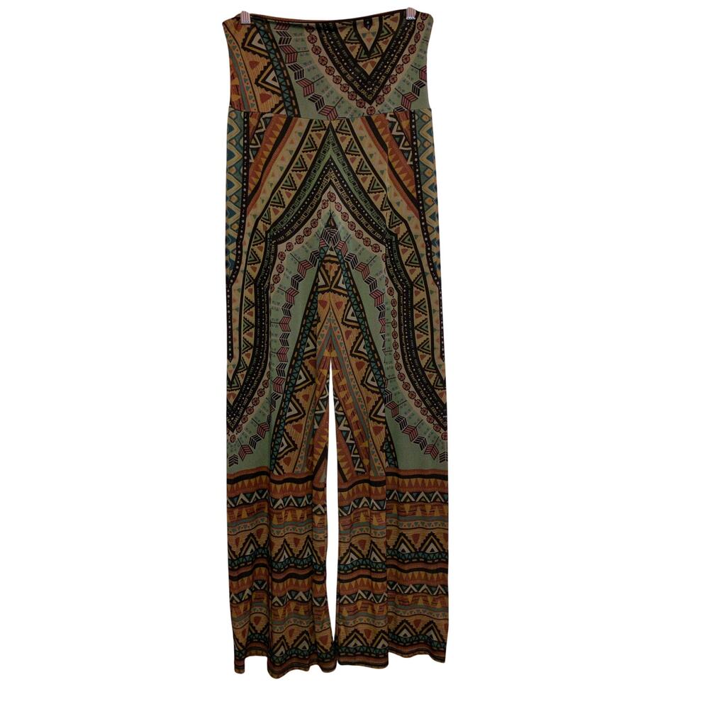 With U Boho Wide Leg Pants No Size Tag Fits Like A Medium/Large